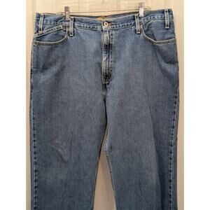 Levi's SilverTab Jeans Mens 38x32 Blue Low + Loose Baggy Denim Made Mexico